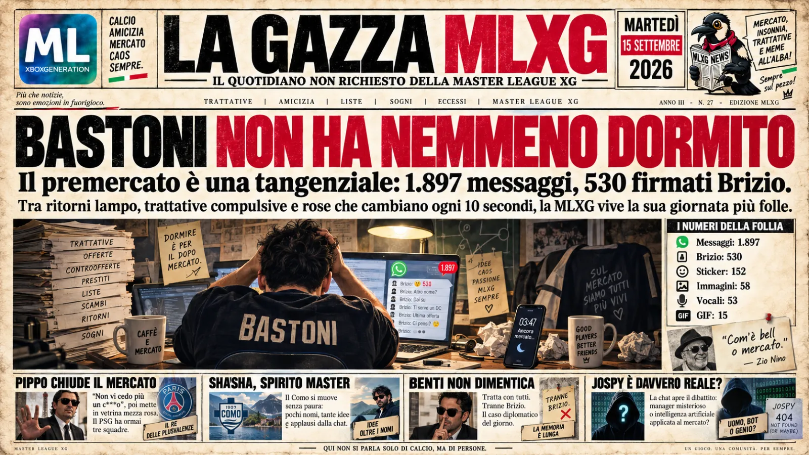 Il Premercato Non Dorme Bastoni Invece Non Ha Fatto Nemmeno In Tempo A Disfare La Valigia